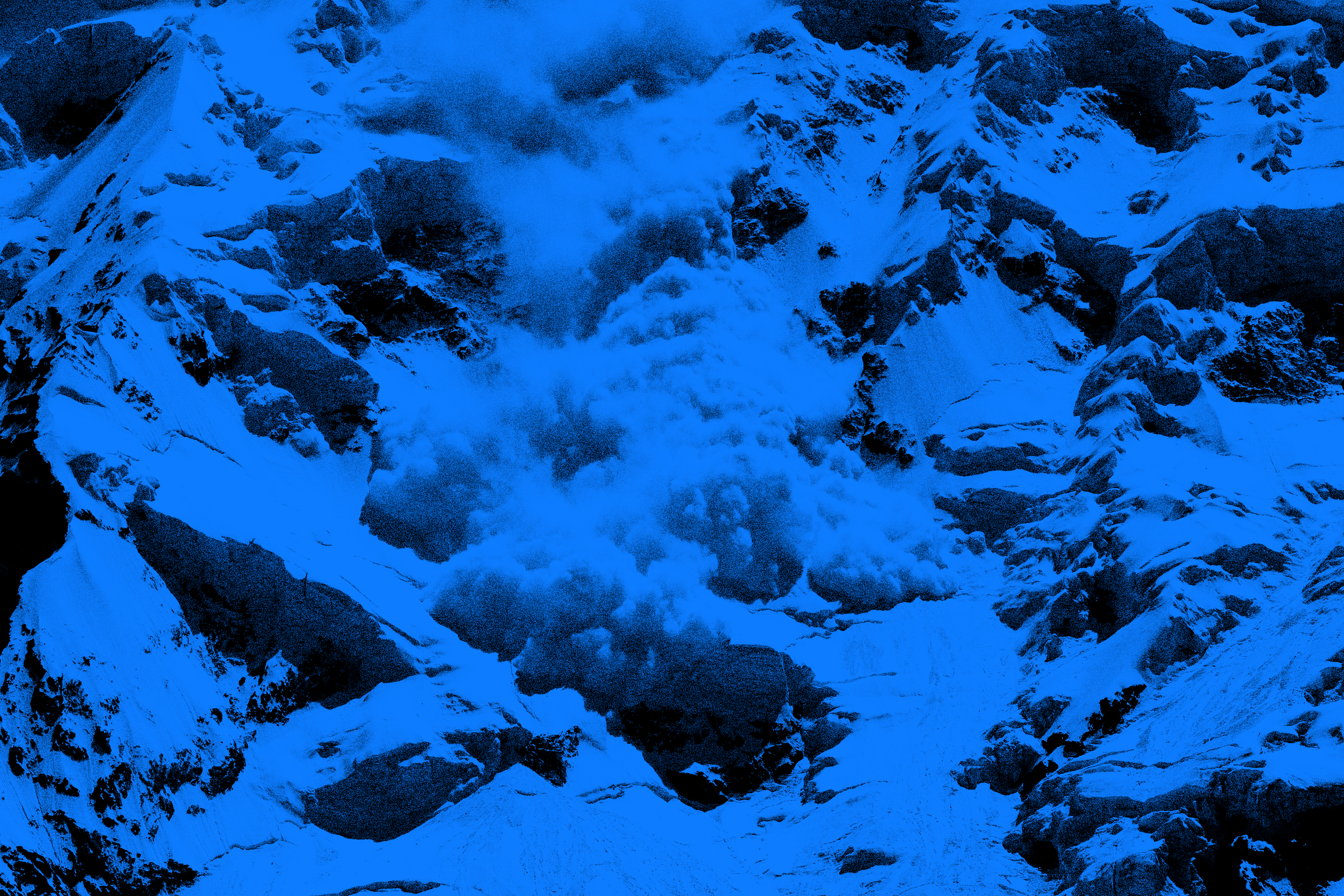 Avalanche Snowstorm Blue